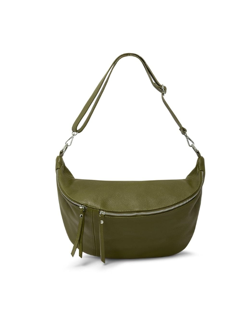 Betsy & Floss Green Emilia Large Crossbody Waist Bag