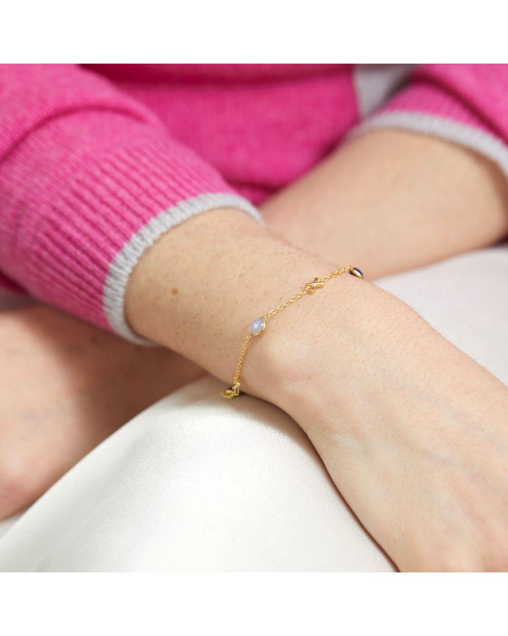 Auree Jewellery Metallic Miramar New Beginnings Gemstone Bracelet