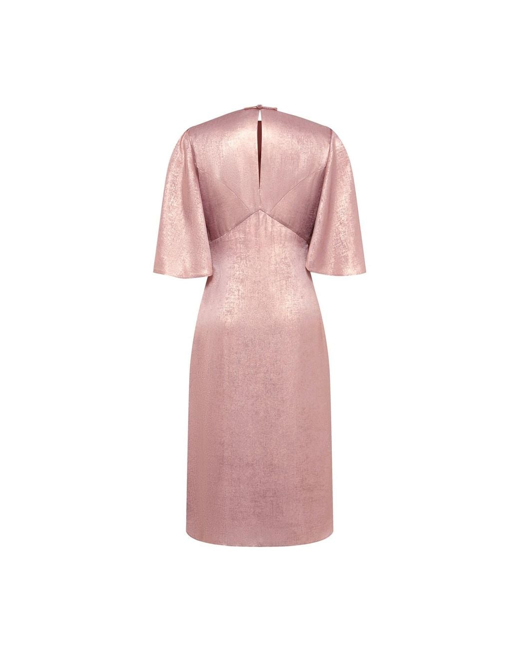 Emma Wallace Pink Mei Dress -Metallic