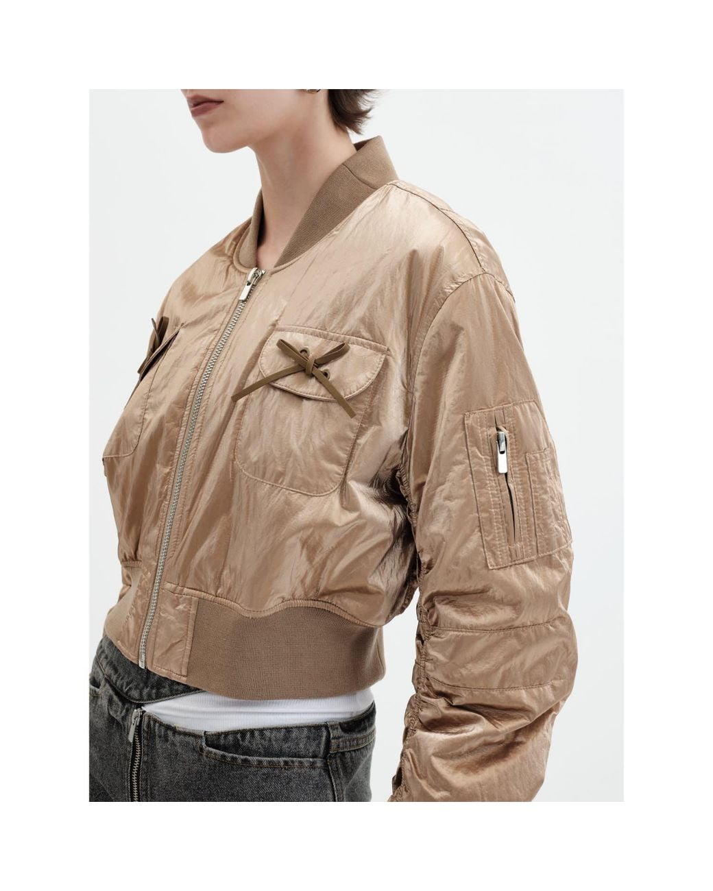 Jakke Natural Lola Bomber Jacket