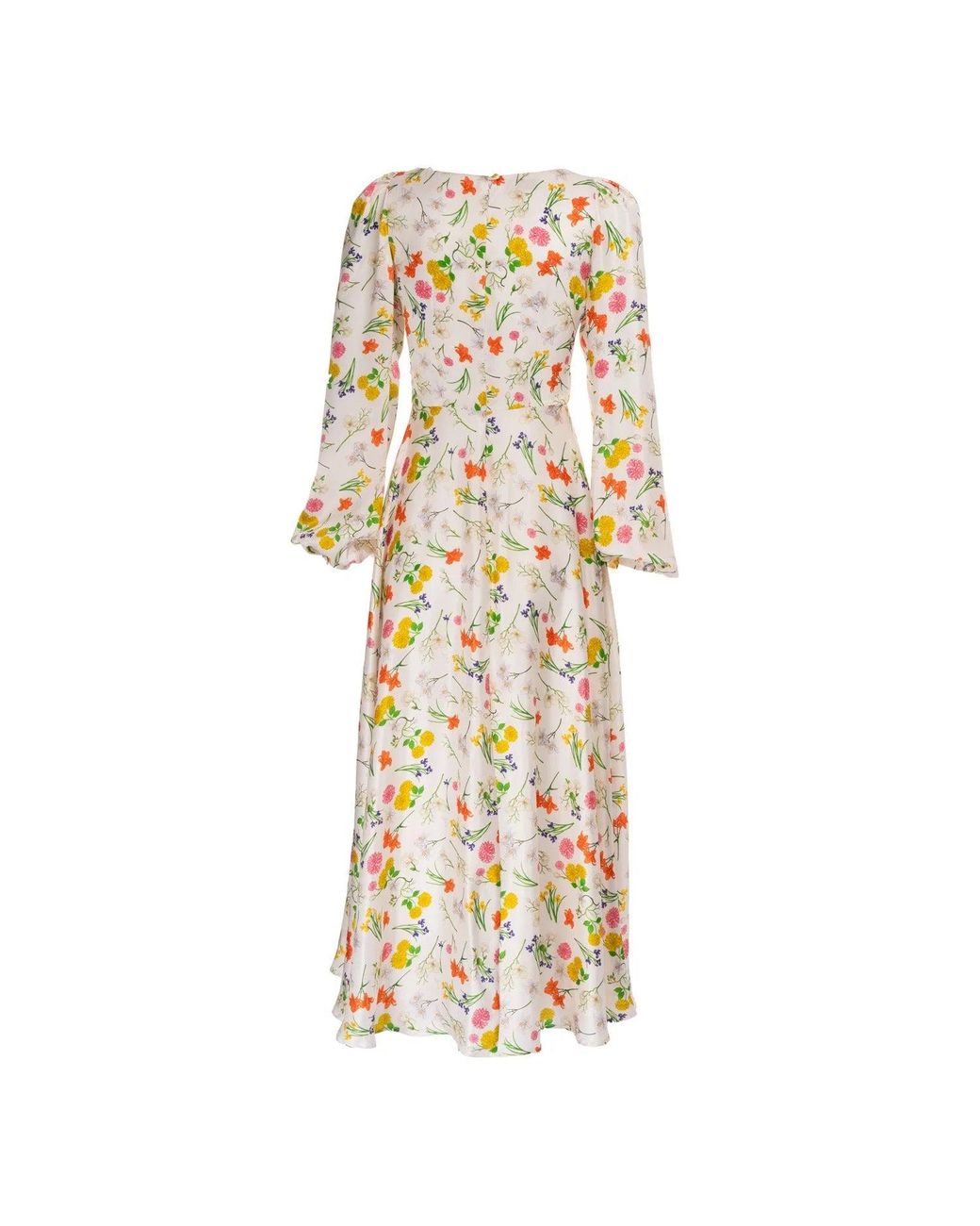 Sofia Tsereteli Metallic Meadow Silk Gown