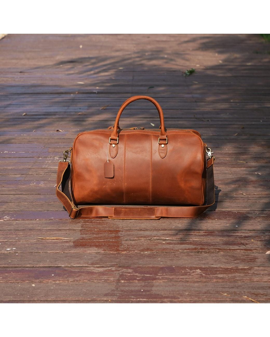 Touri Brown Worn Look Weekender