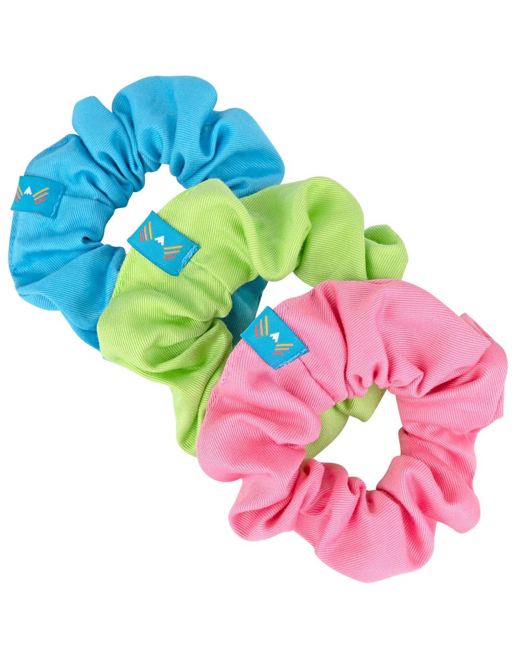 Mokuyobi Green Springtime Scrunchie Three Pack