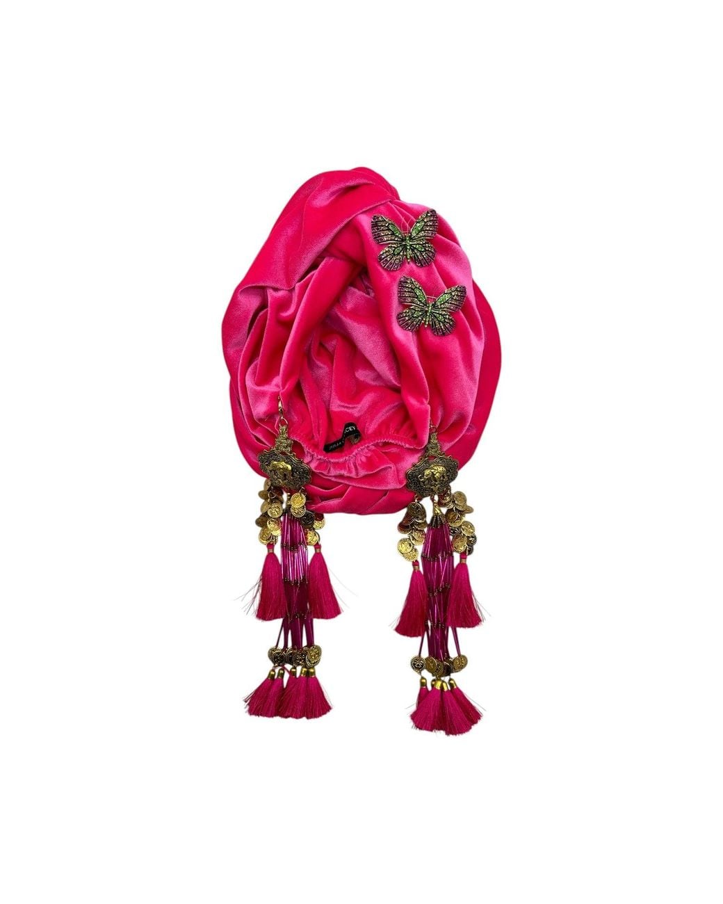 Julia Clancey Pink Dolly Butterfly's Dream Turban