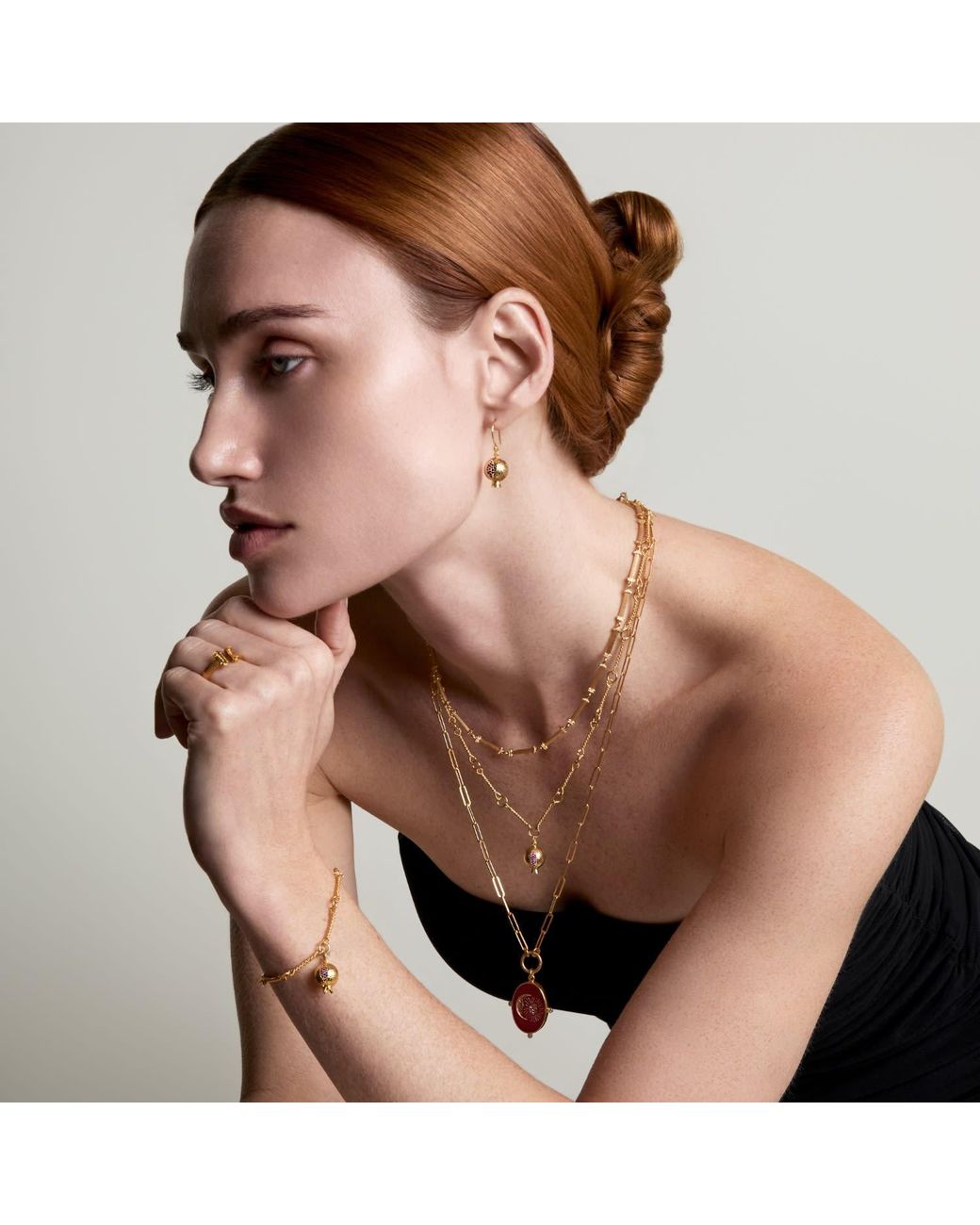 Ece London Metallic The Pomona Necklace