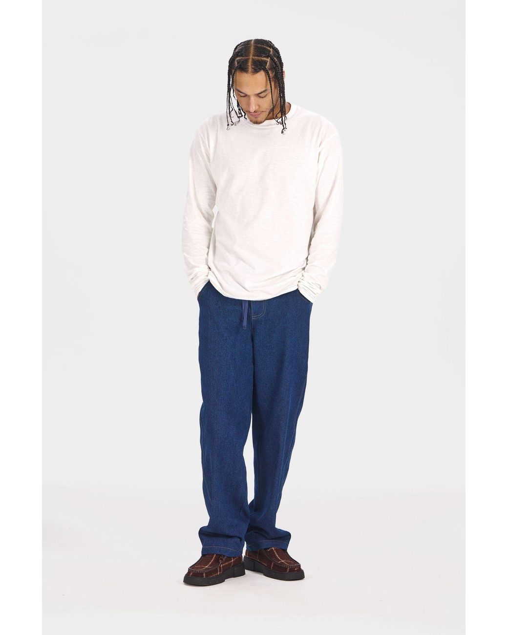 Komodo Blue Bob Organic Cotton Trousers for men