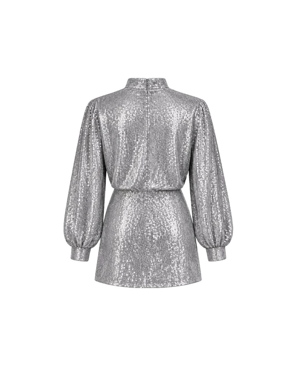 OSCARMORRIS Gray Betsy Dress