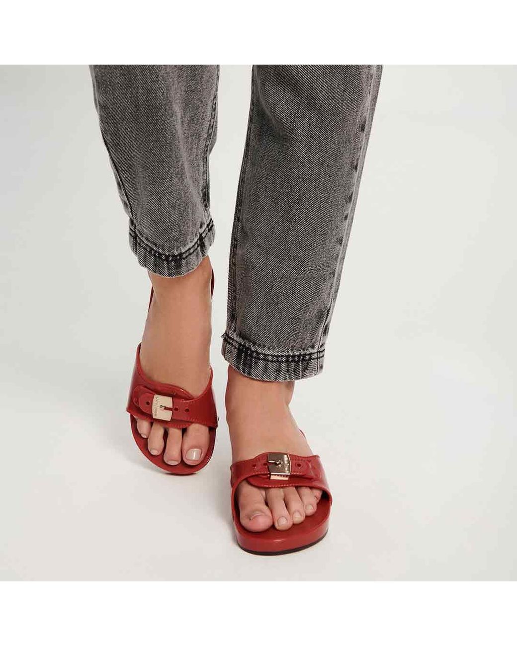 Melissa Red Pescura Heel X Scholl