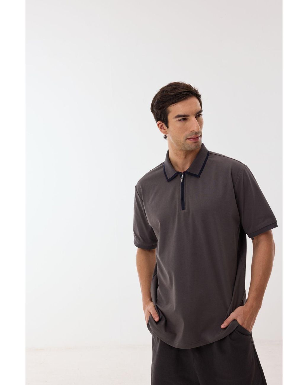 Ashita Fernandes Gray Basil Shirt for men