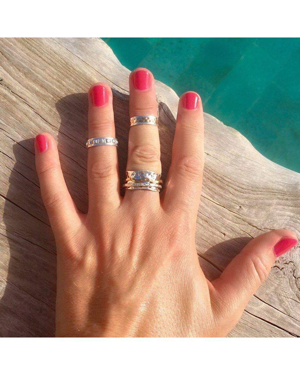 Charlotte's Web Jewellery White Karma Fortune Adjustable Midi Ring Or Toe Ring