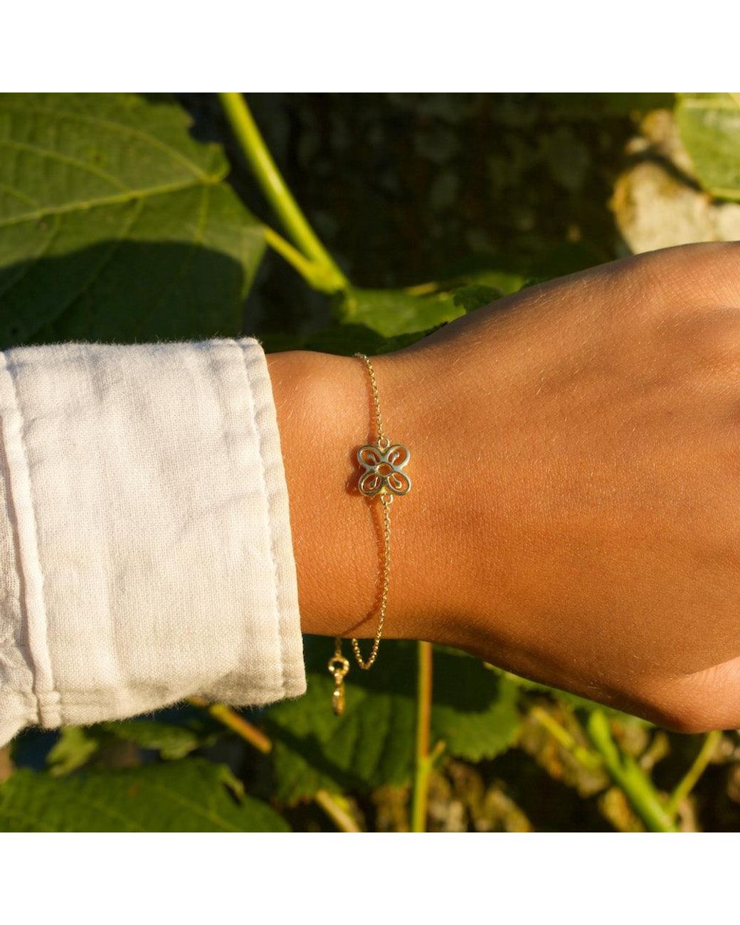 With Love Darling Metallic Bese Saka Bracelet