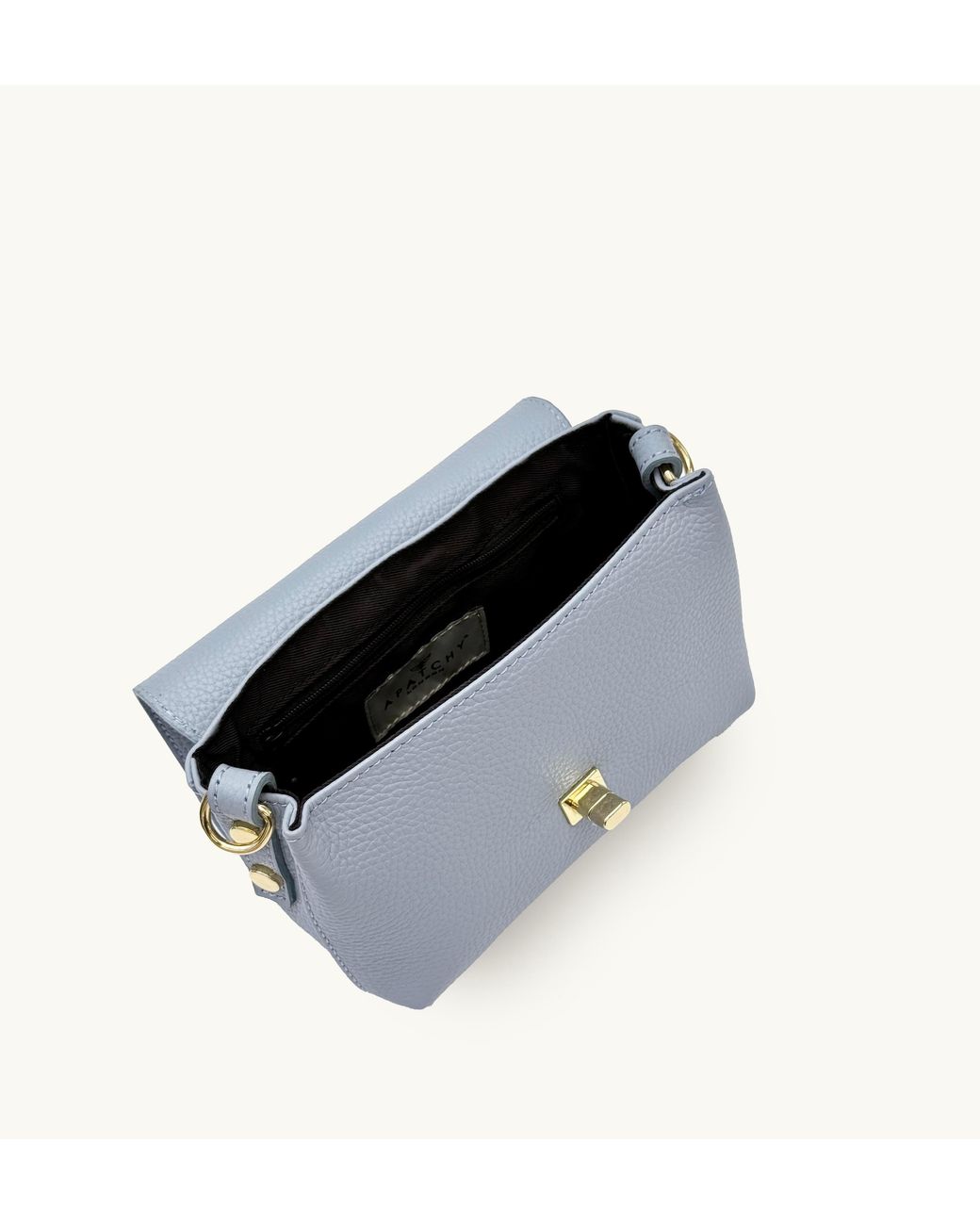 Apatchy London Blue The Maisie Mini Sky Leather Bag