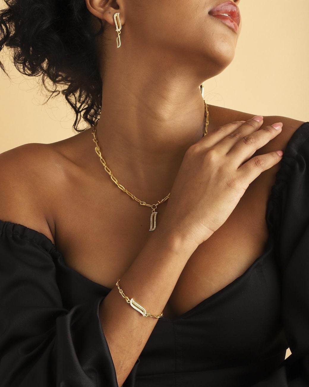 Lila Rasa Natural Link Necklace