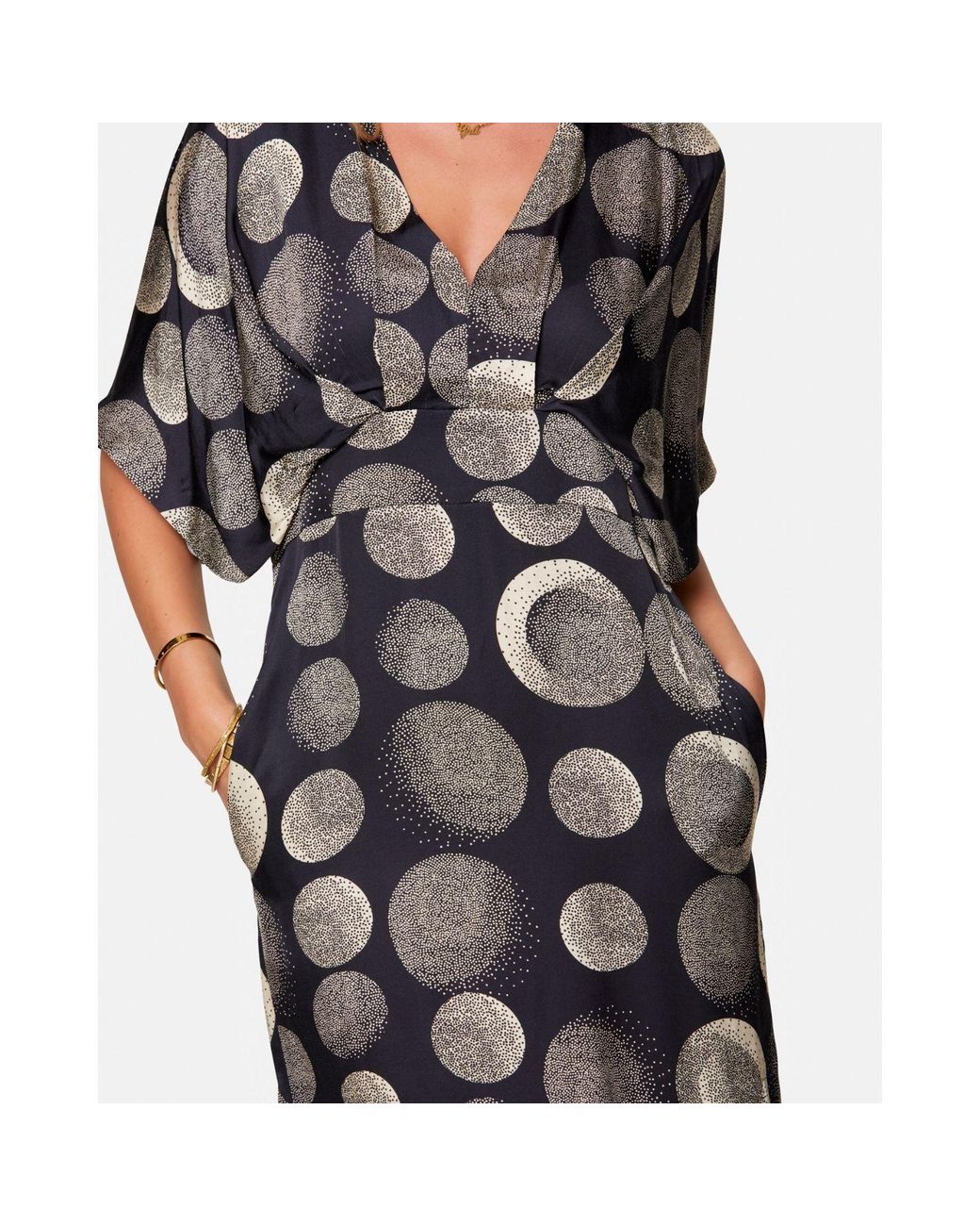 Helen Mcalinden Black Eabha & Ivory Print Dress