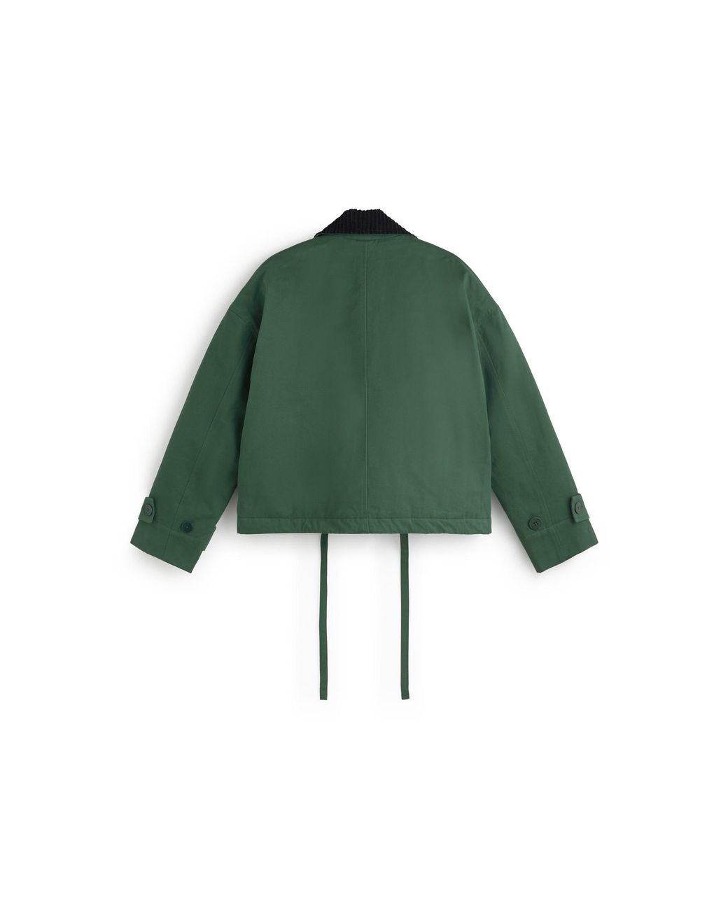 Thinking Mu Green Norma Oversized Quilted Jacket