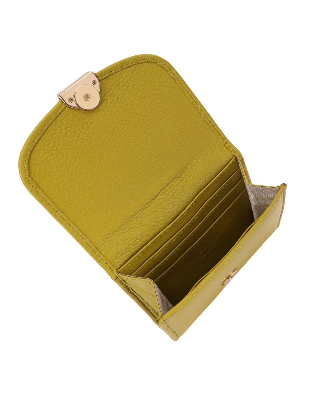 Paul Costelloe Yellow Lovel Leather Purse