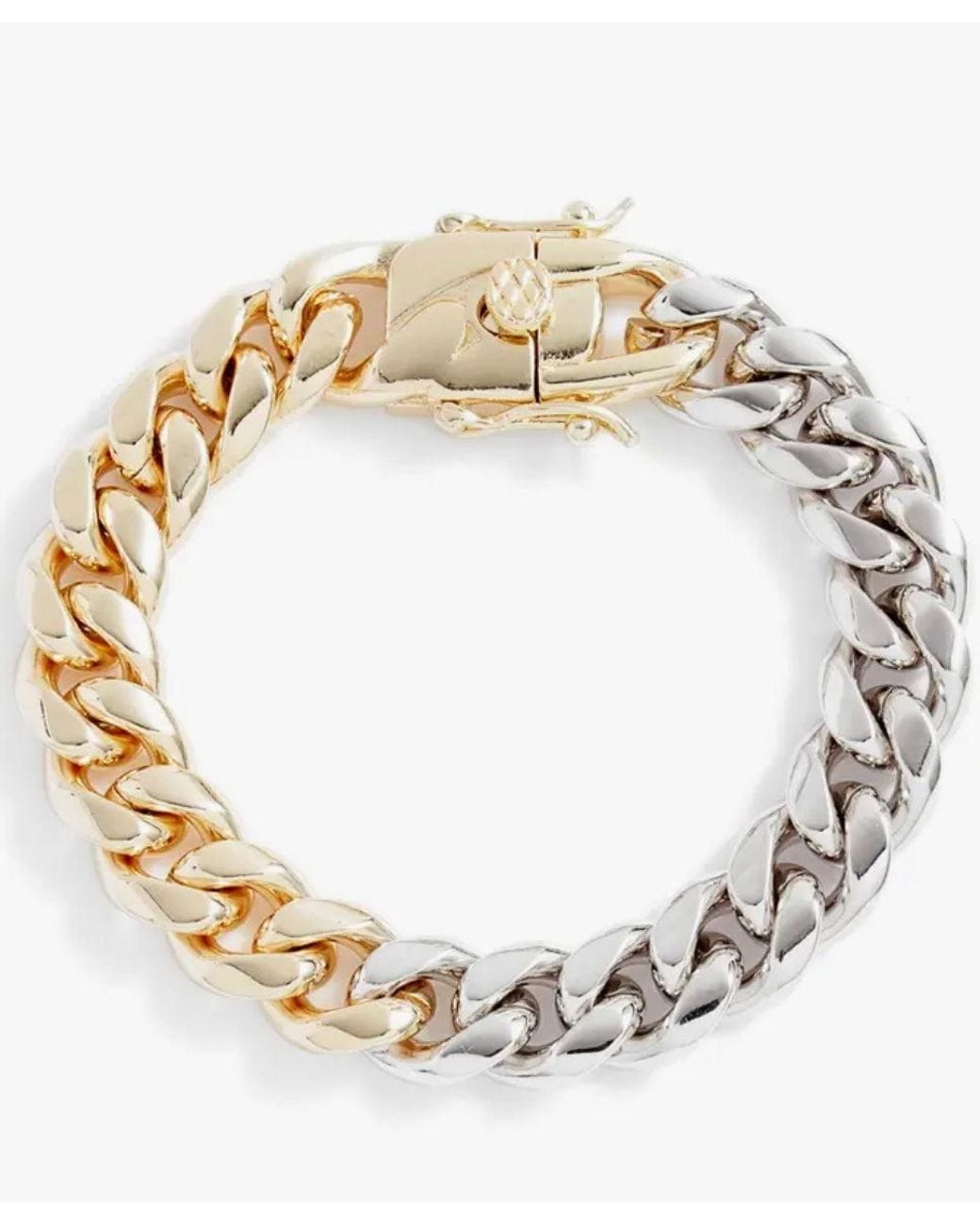SHYMI Metallic Statement Cuban Bracelet