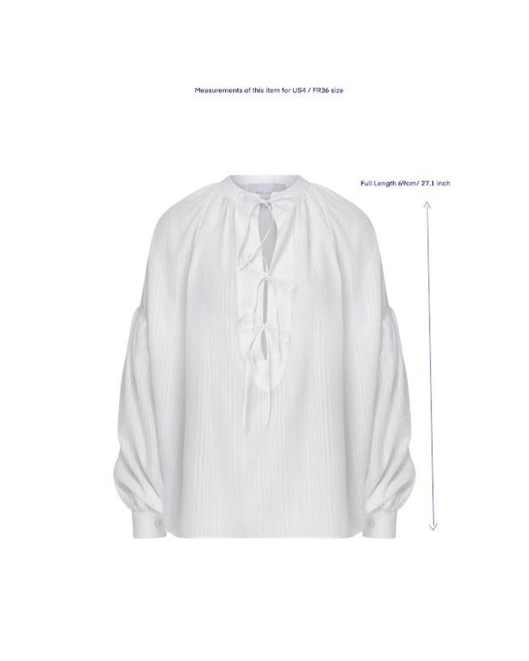 NAZLI CEREN White Eve Shirt
