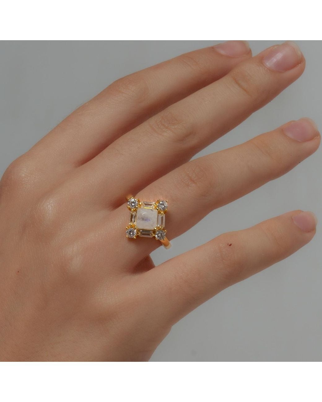 Lavani Jewels White Polaris Ring