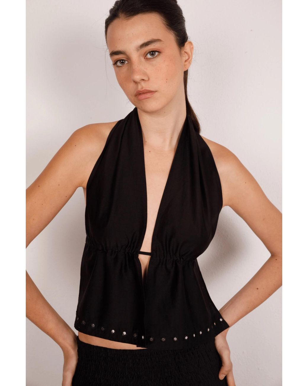 Par & Escala Black Lou Top