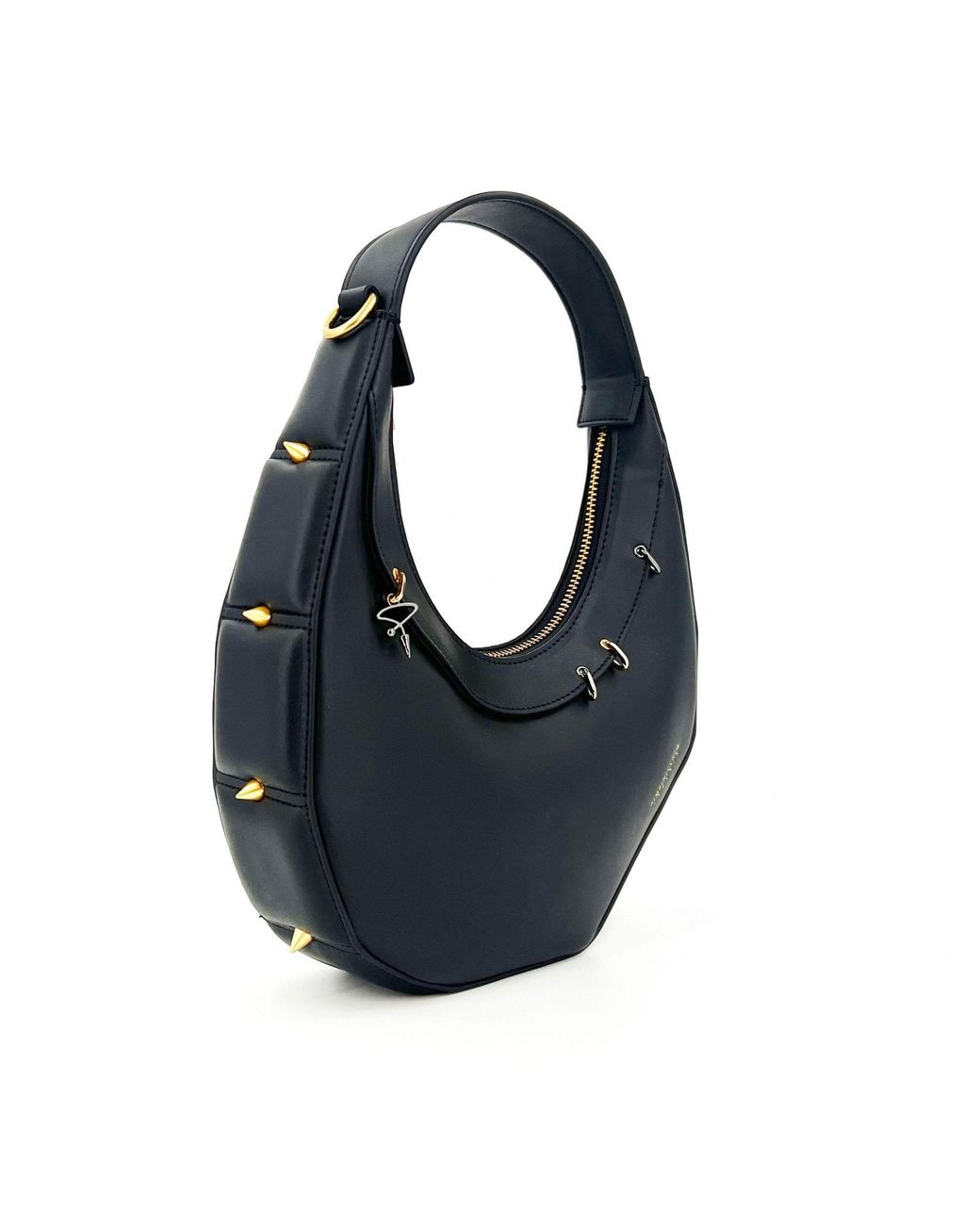 Pimpinicchio New York Black Asymmetrical Hobo Bag