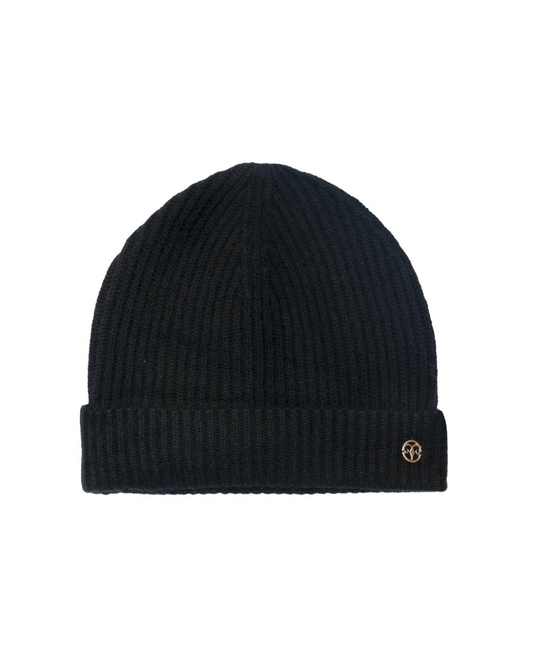 Bel Cashmere Black Cashmere Hat for men