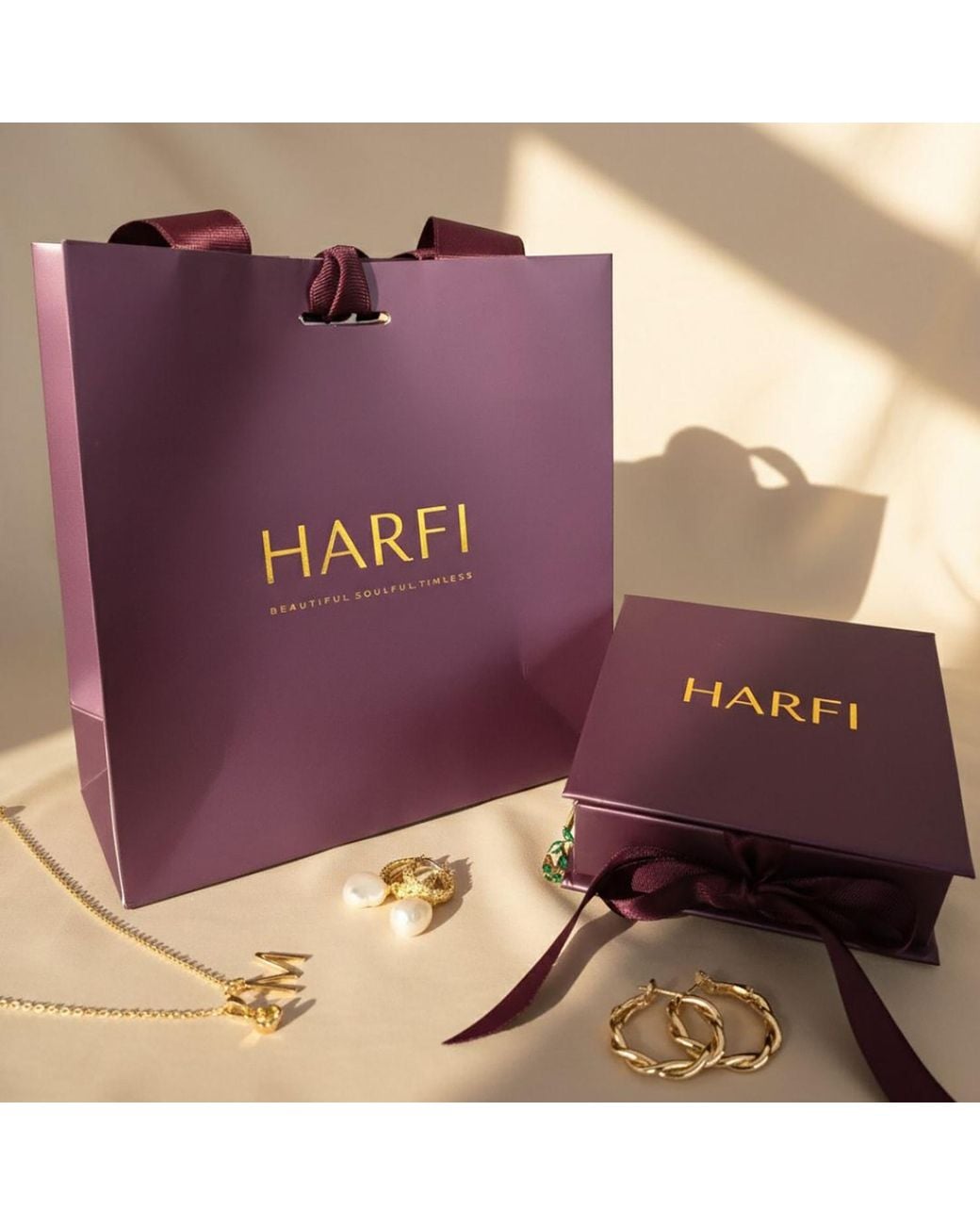 Harfi Metallic Plated Minimalist Emerald May Birthstone Bangle