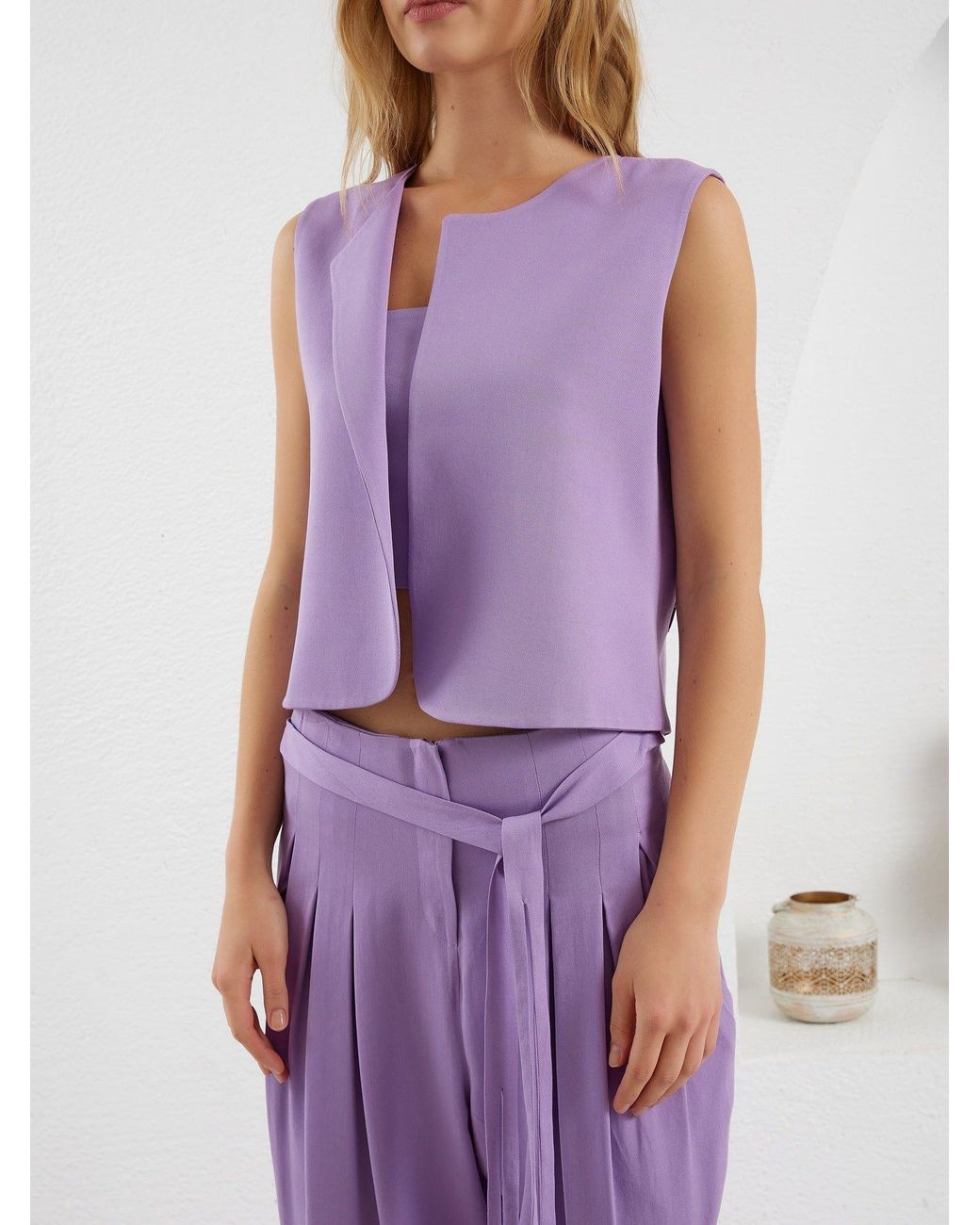Lumina Eligma Purple The Arabesque Pants Ensemble