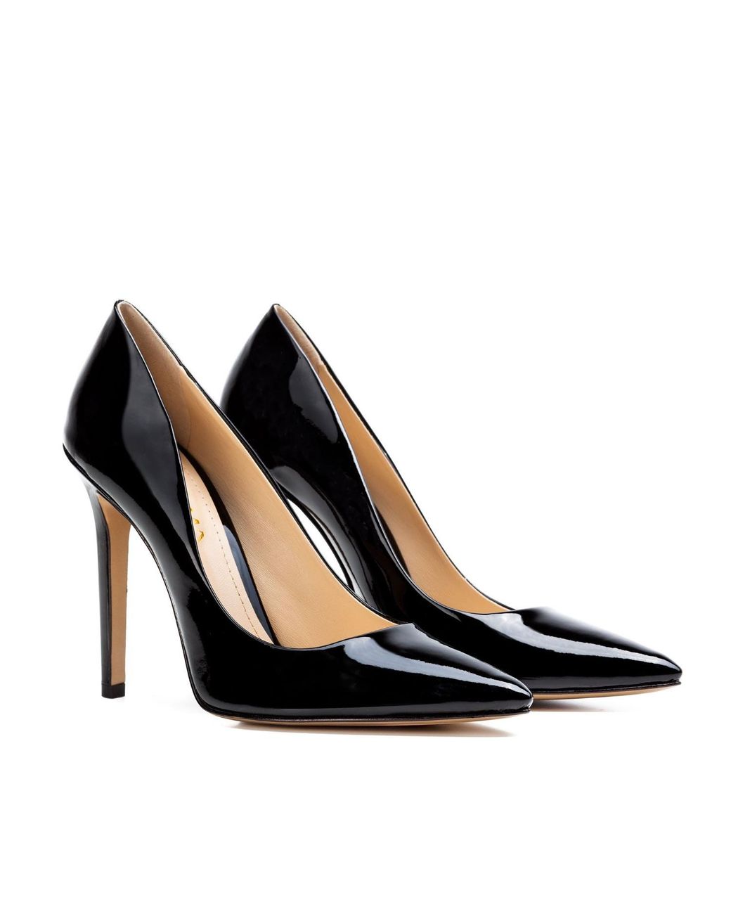 Ginissima Black Alice Stiletto Patent Leather Shoes