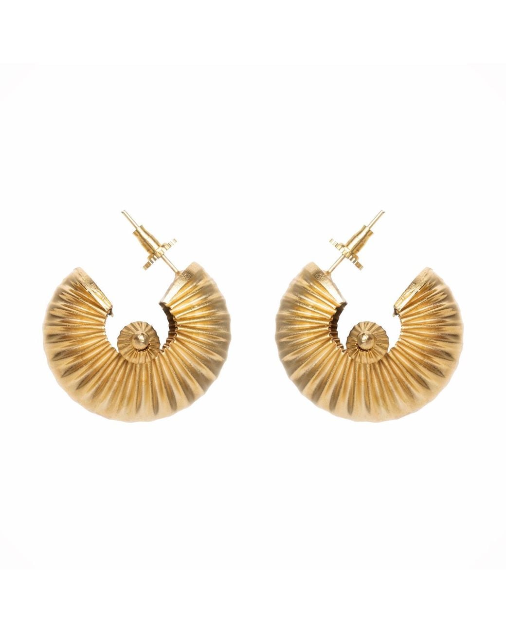 Meraki by Rashmi Bajaj Metallic Oriana Plated Hoop Earrings