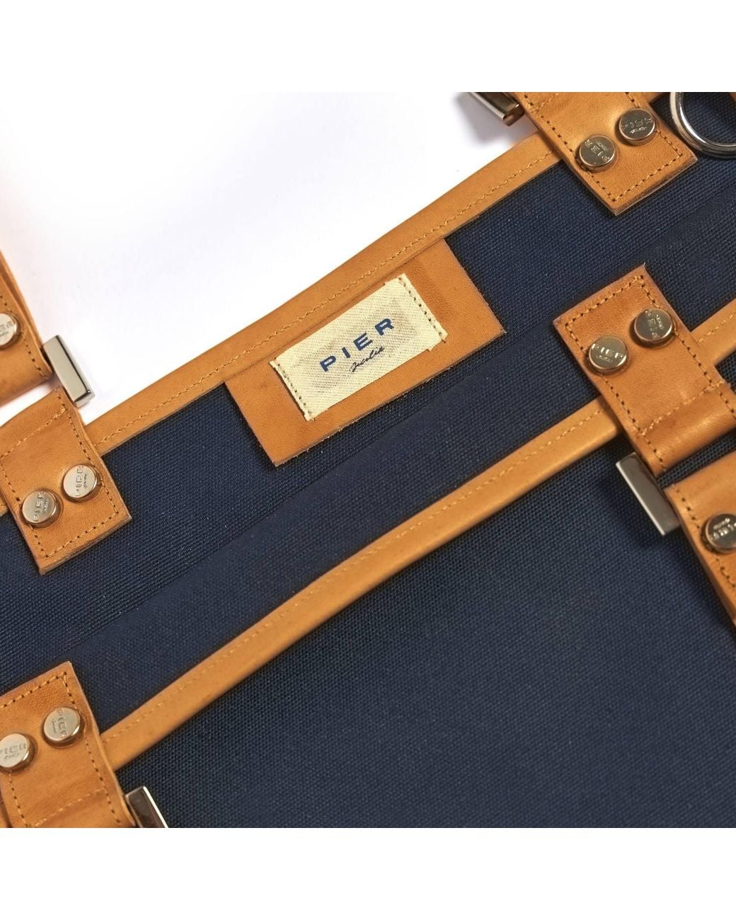 Pier Sicilia Blue Salina Tote Canvas Dark for men