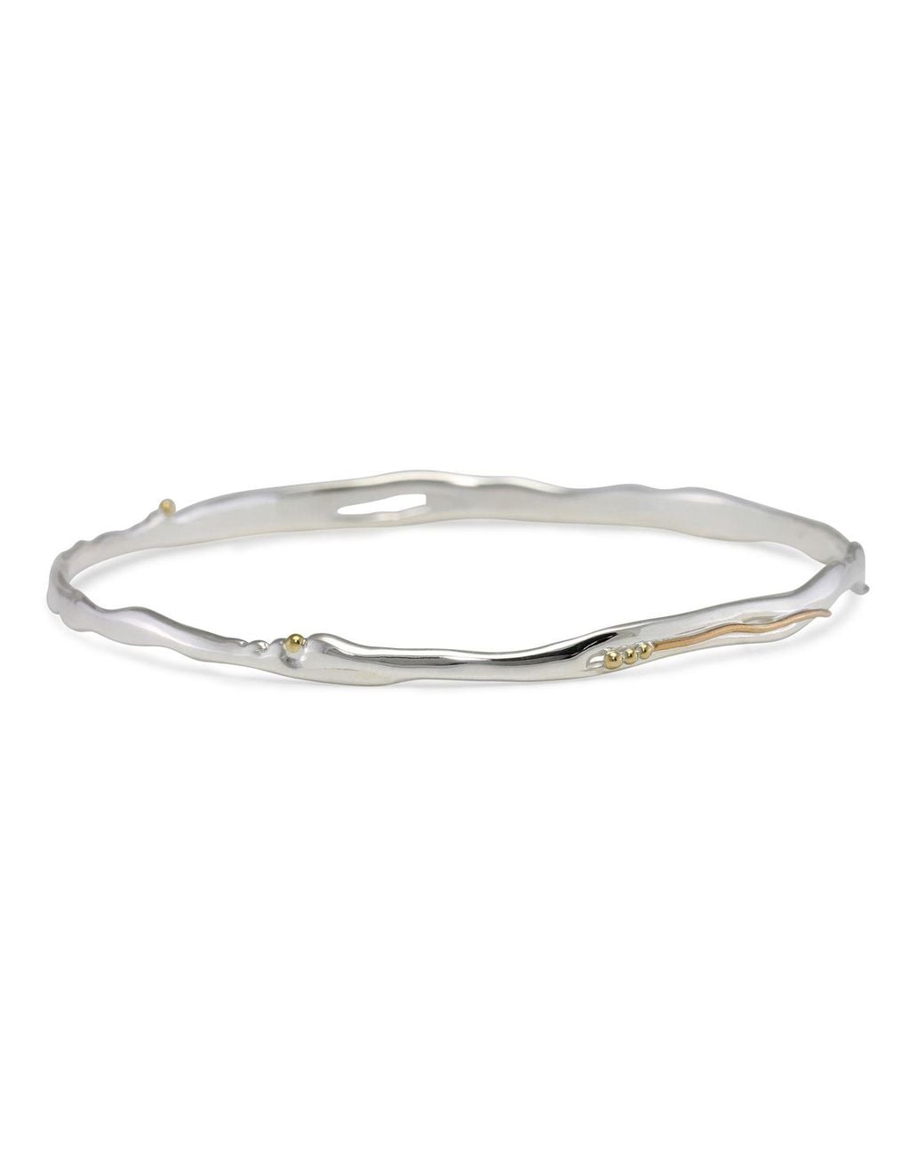 Isla Silver Metallic Sterling & Bangle