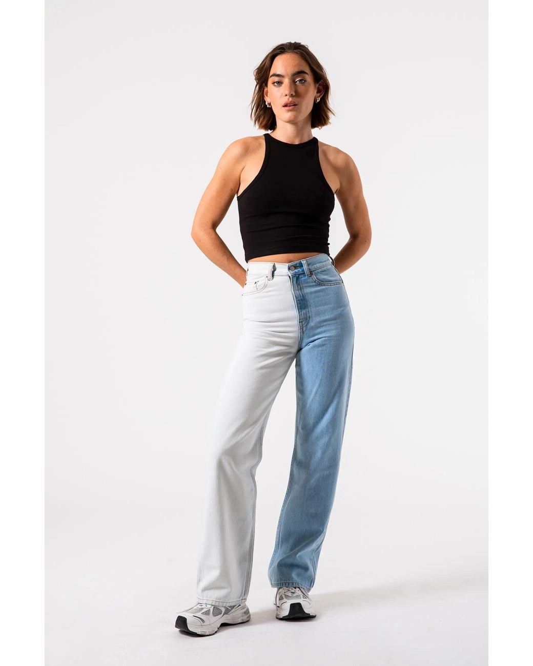 Dr. Denim Blue Echo High Straight