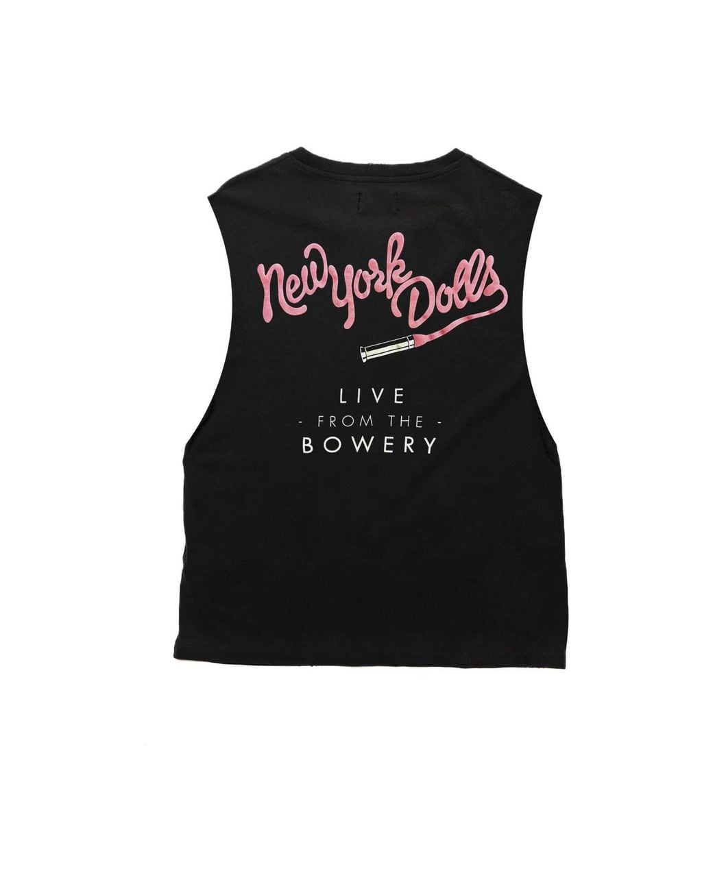 Other Uk Black New York Dolls Live From The Bowery Vintage Tank for men