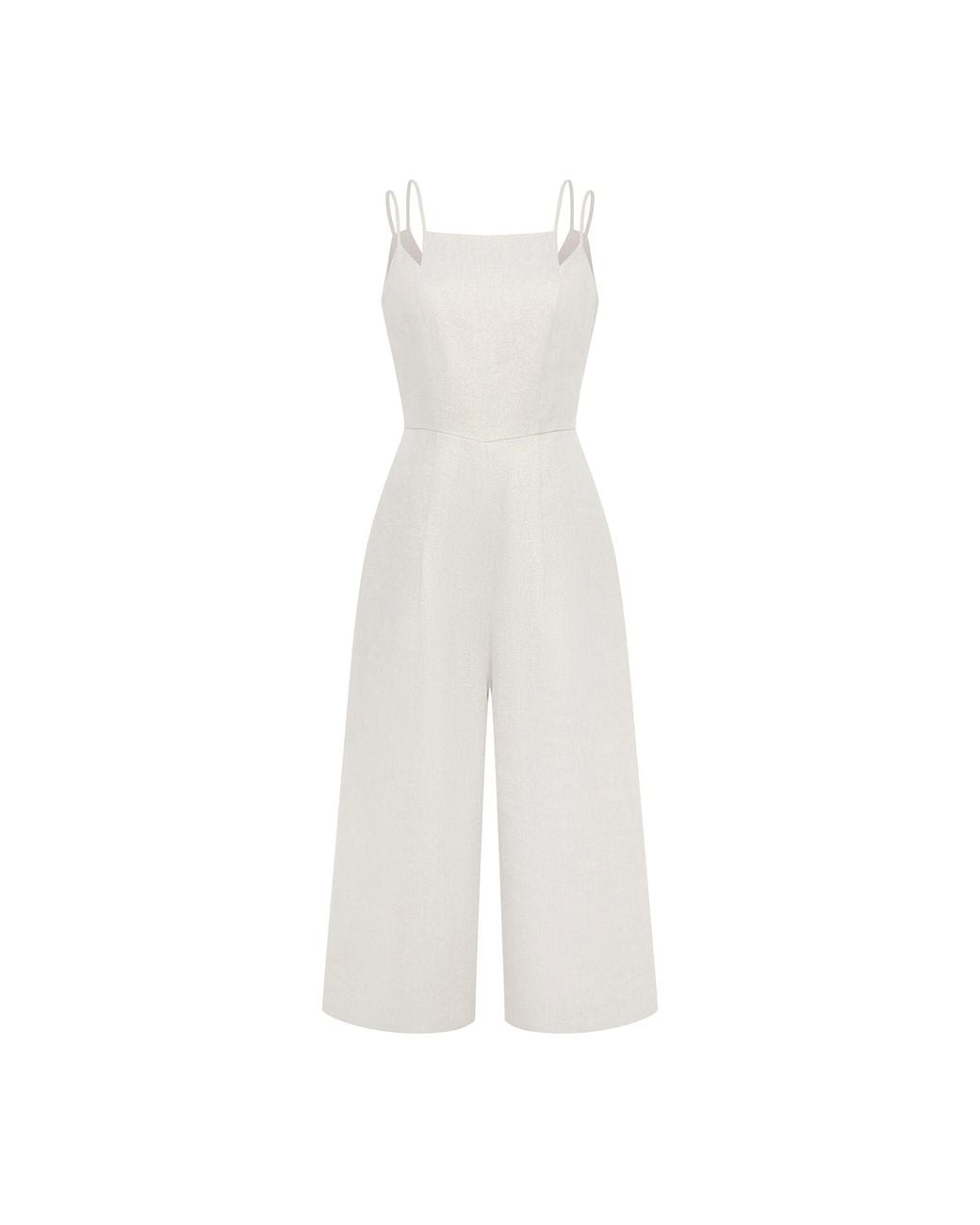 Emma Wallace White Shelly Jumpsuit