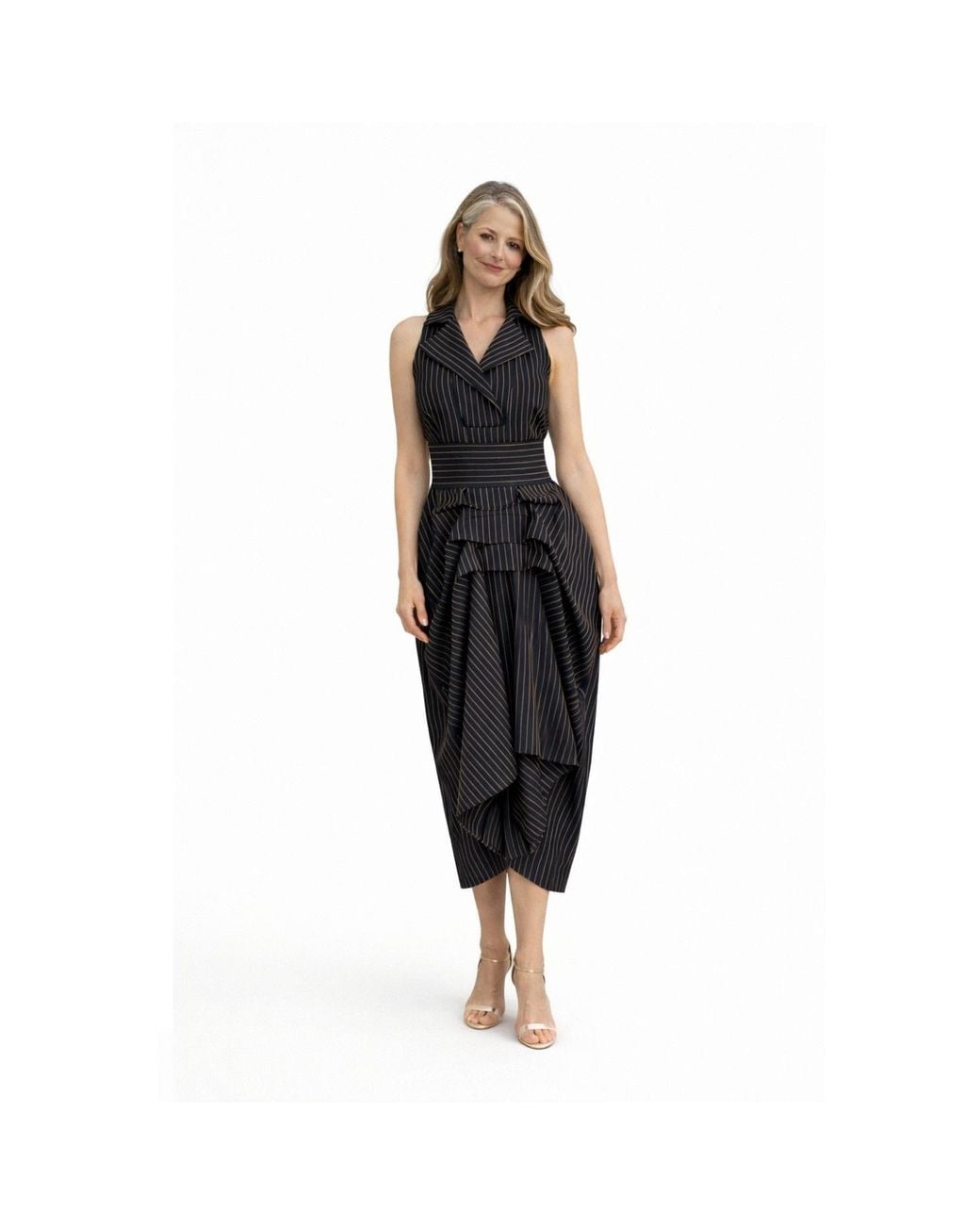 Lumina Eligma Black The Tuxedo Dress