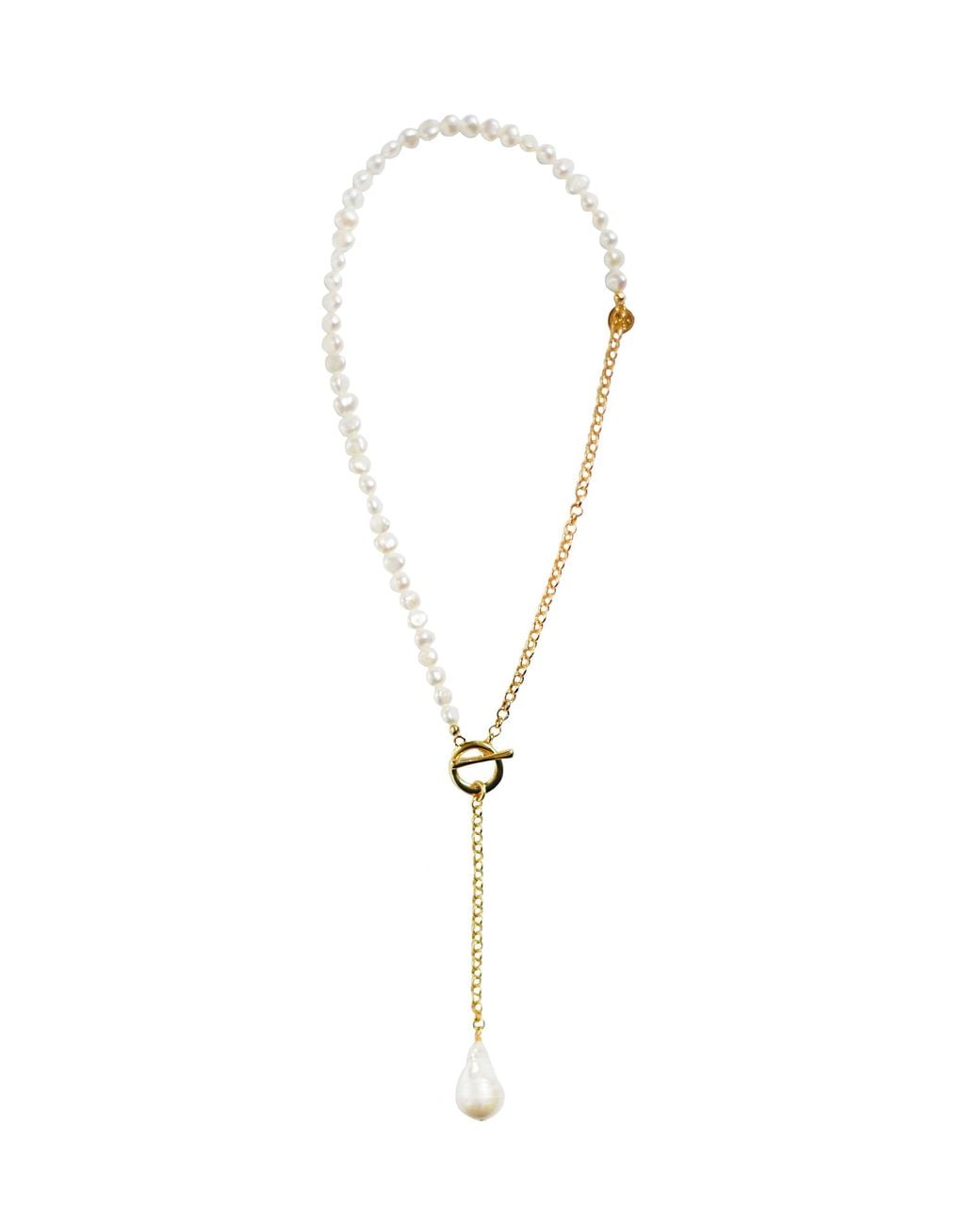 Adriana Pappas Designs White Drops Of Love Lariat