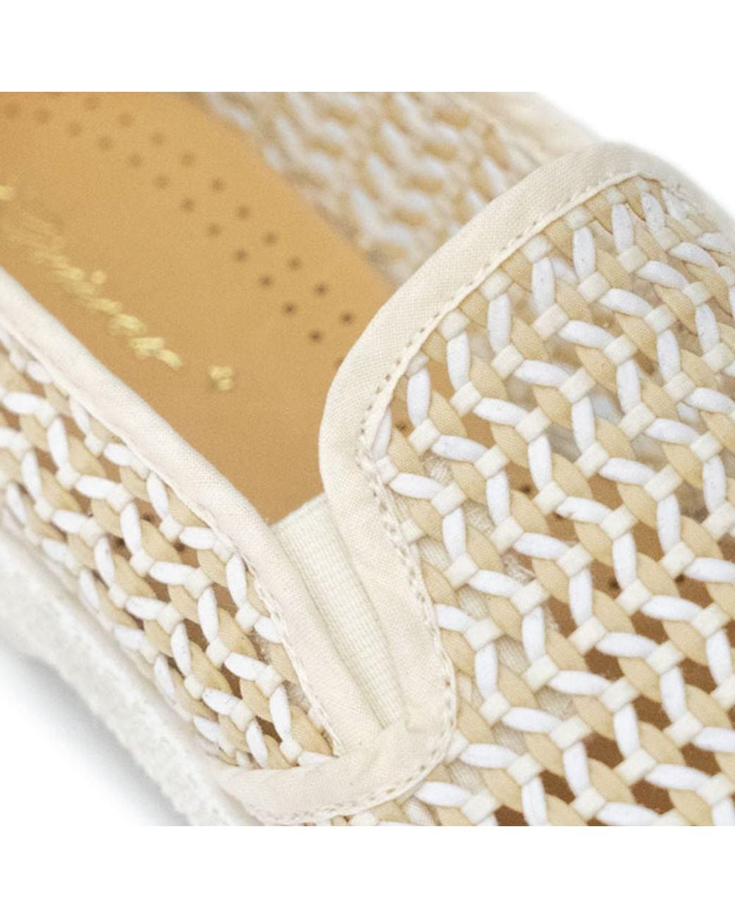 Rivieras White Classic Woven Cotton Slip-On Loafer