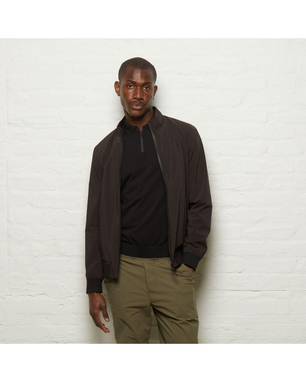 Guards London Black Hanson2 Bomber Jacket for men