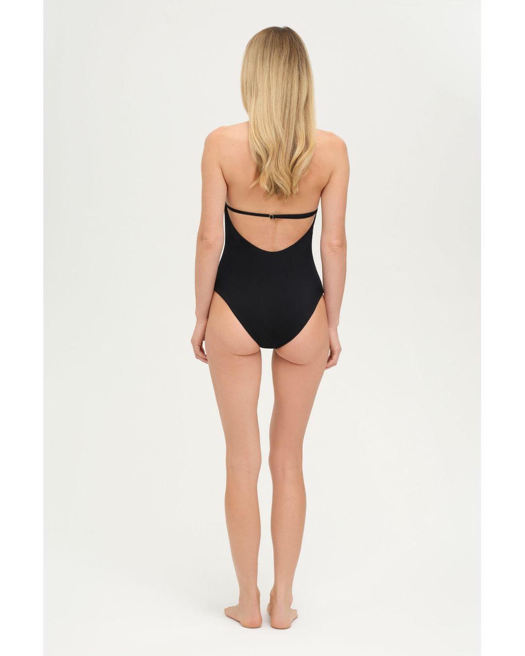 Adriana Pappas Designs Black Celine Swimsuit