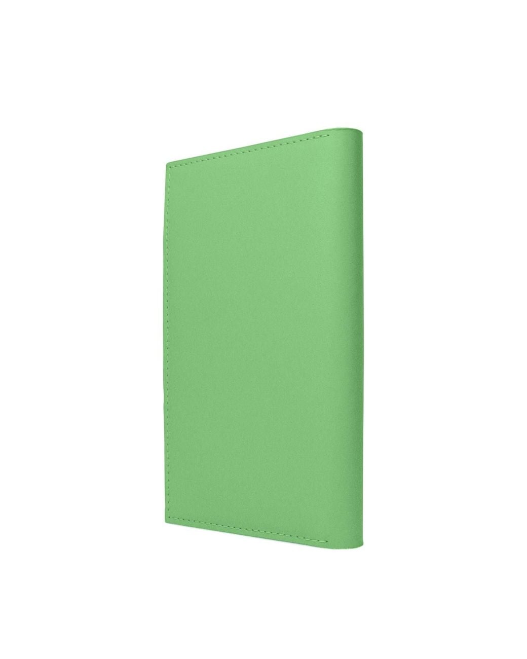 godi. Green Handmade Leather Passport & Travel Wallet for men
