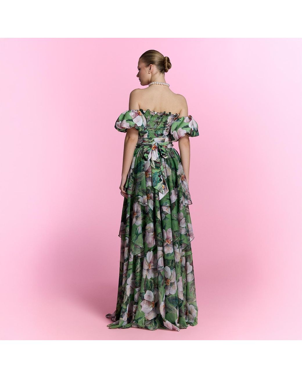 Nur Karaata Green Provence Poème Gown