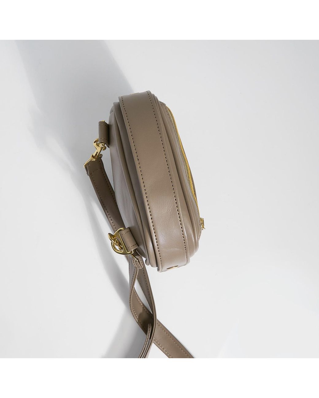 Milla Von Cosy Metallic Crossbody Bag Vibe Latte Macciato