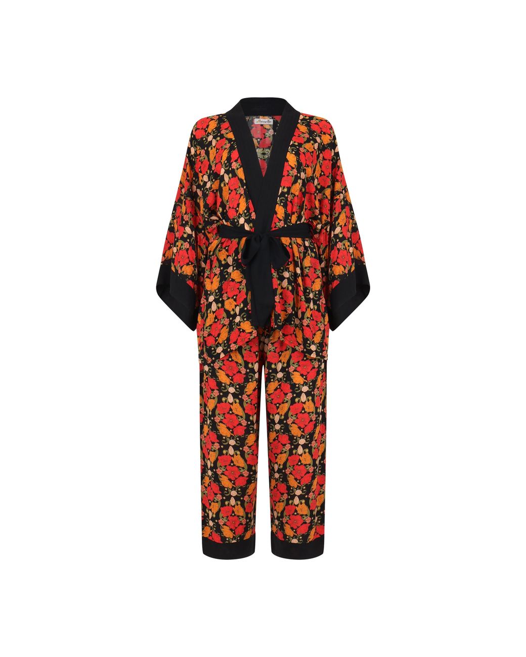 Henelle Red Night Bloom Jacket