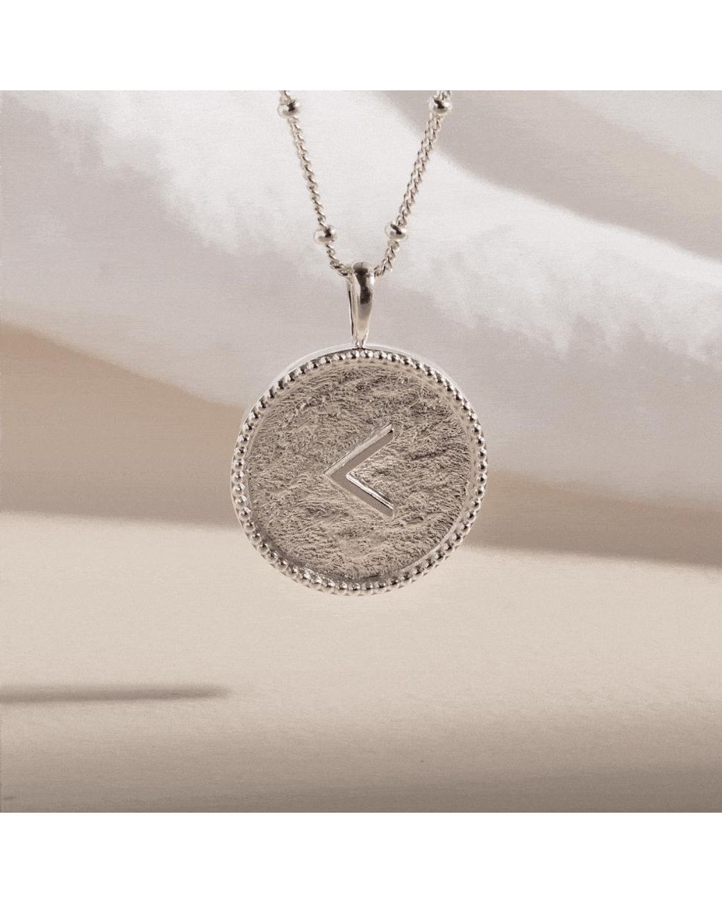 Claire Hill Designs Metallic Kind Shorthand Coin Necklace