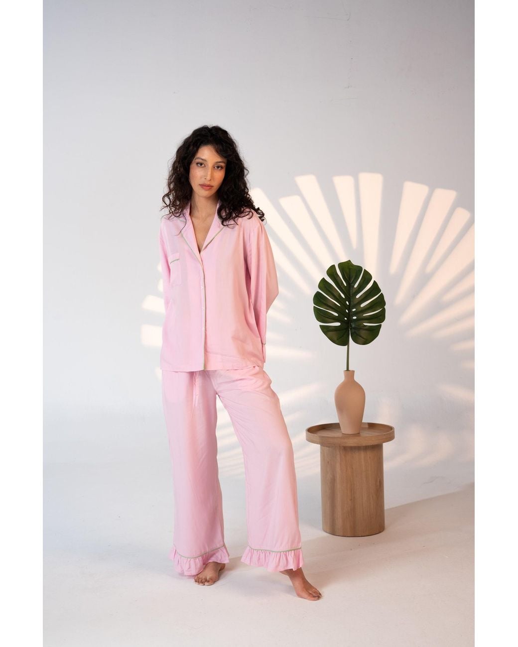 Carolina Benoit Pink Luxury Bamboo Pajama Set