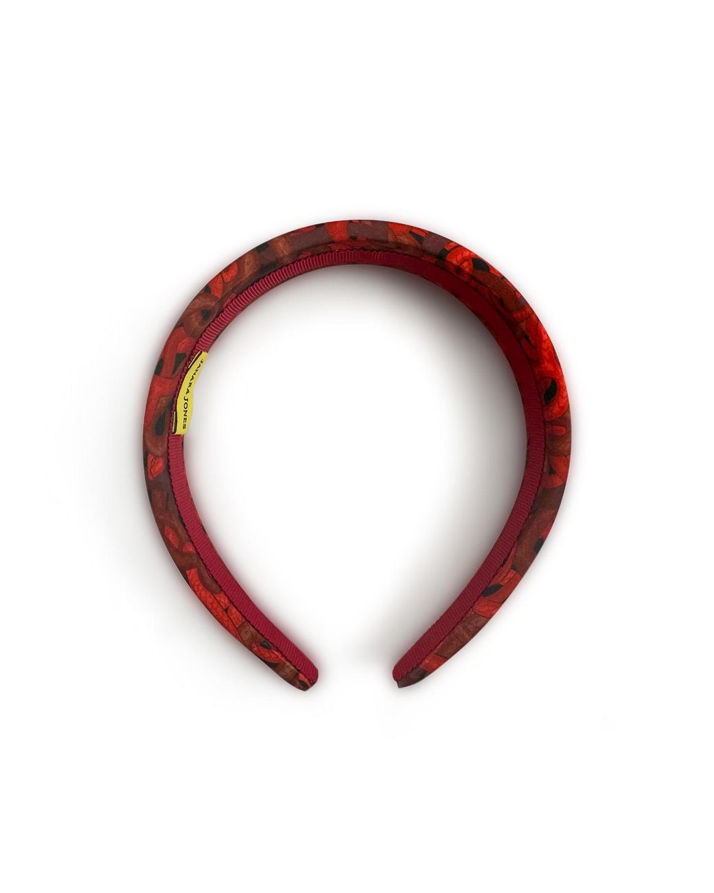 Janara Jones Red Snakes Satin Headband