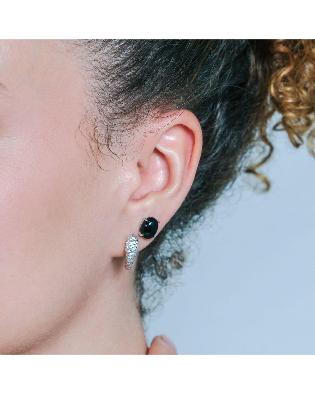 Onia Black Onyx Studs