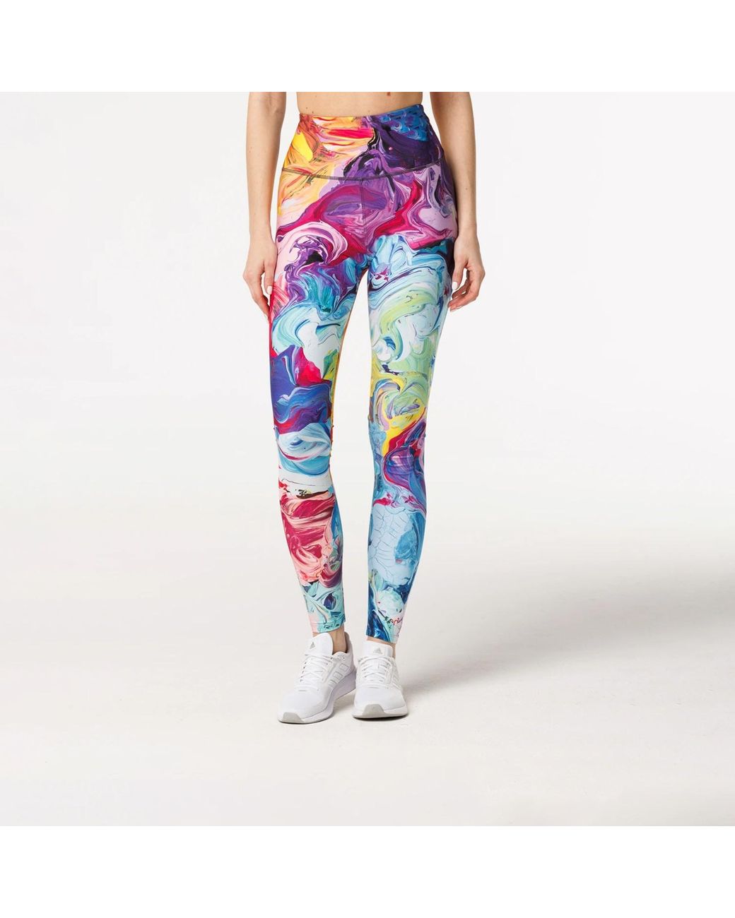 Aloha From Deer Multicolor Paintjob Highwaisted Leggings