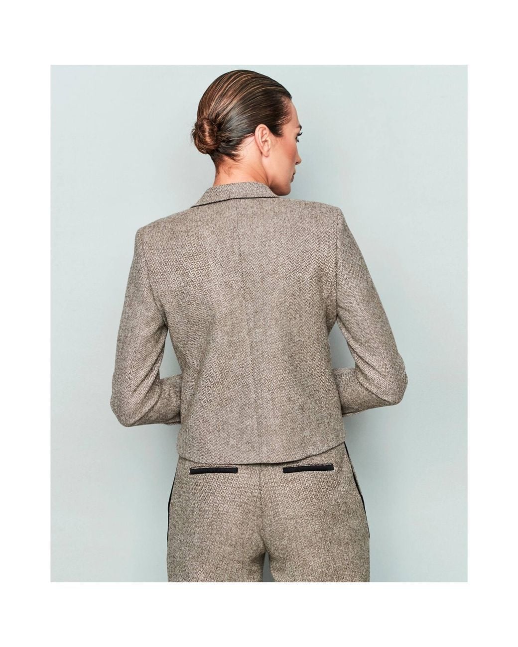 The Extreme Collection Red Wool Blazer Goldie